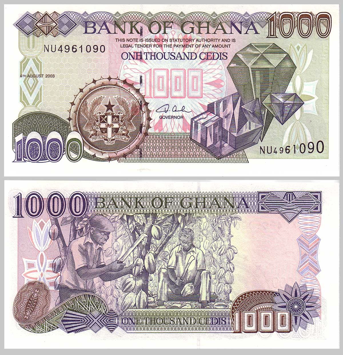 1000 dollars to ghana cedis